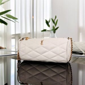 [국내배송]생로랑 세이드 미니 튜브백 램스킨 화이트