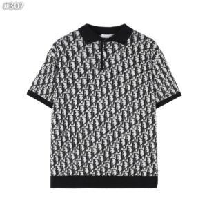 [국내배송]디올 오블리크 자카드 니트 폴로 셔츠