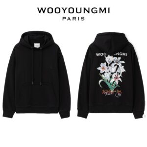 [국내배송]우영미 플라워 그래픽 후드