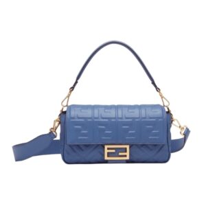 [프리미엄/해외배송]펜디 바게트 백 미디엄 FF(블루)