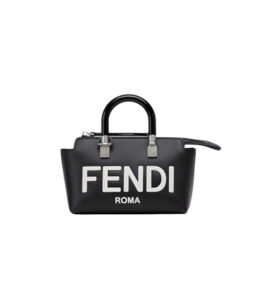 [프리미엄/해외배송]펜디 바이더웨이 보스턴 백 미니(블랙/화이트)