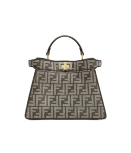 [프리미엄/해외배송]펜디 피카부 백 스몰 I See U(그레이/자카드)